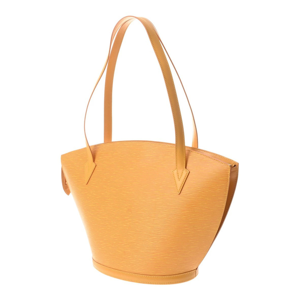 Louis Vuitton Tassili Saint Leather Epi Jacques Shoulder Shopping Bag Yellow